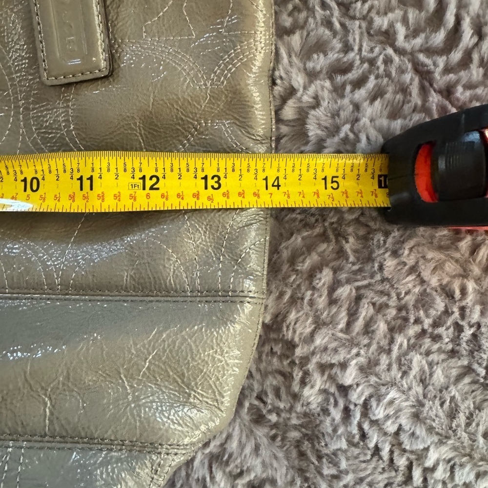 COACH Y2K Grey Leather Tote - Picture 10 of 15